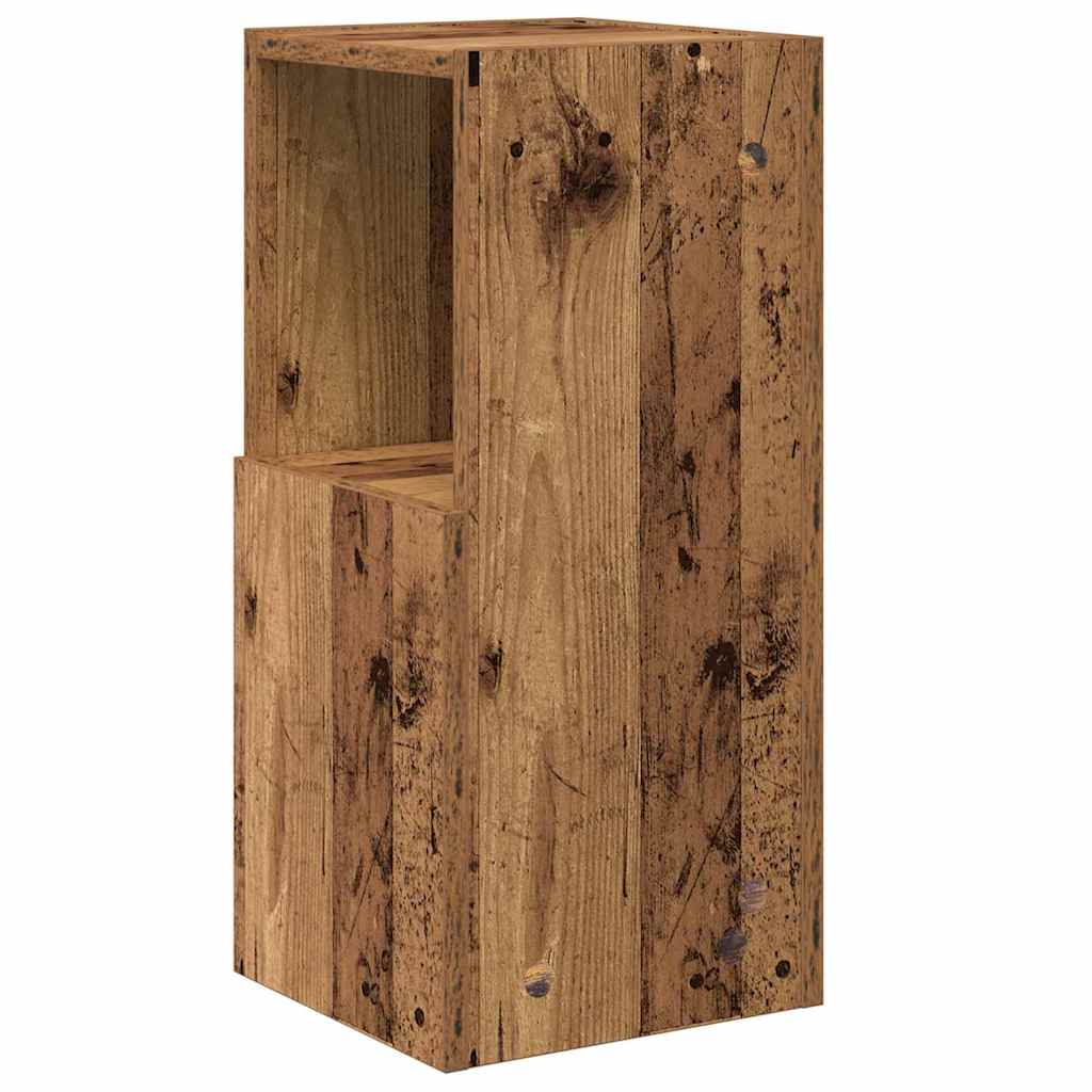 vidaXL Szafka narożna Stare drewno 25,5x25x55cm