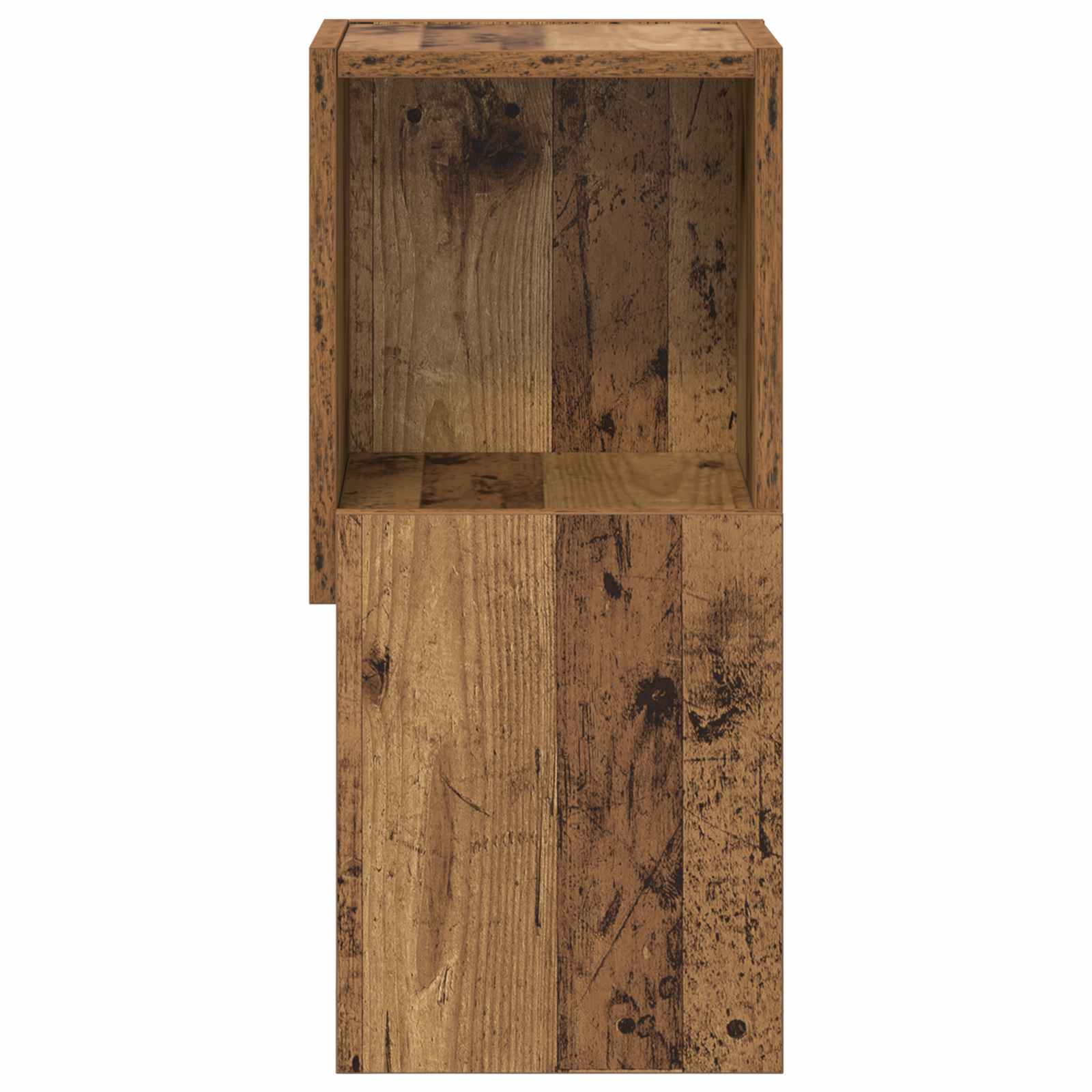 vidaXL Szafka narożna Stare drewno 25,5x25x55cm