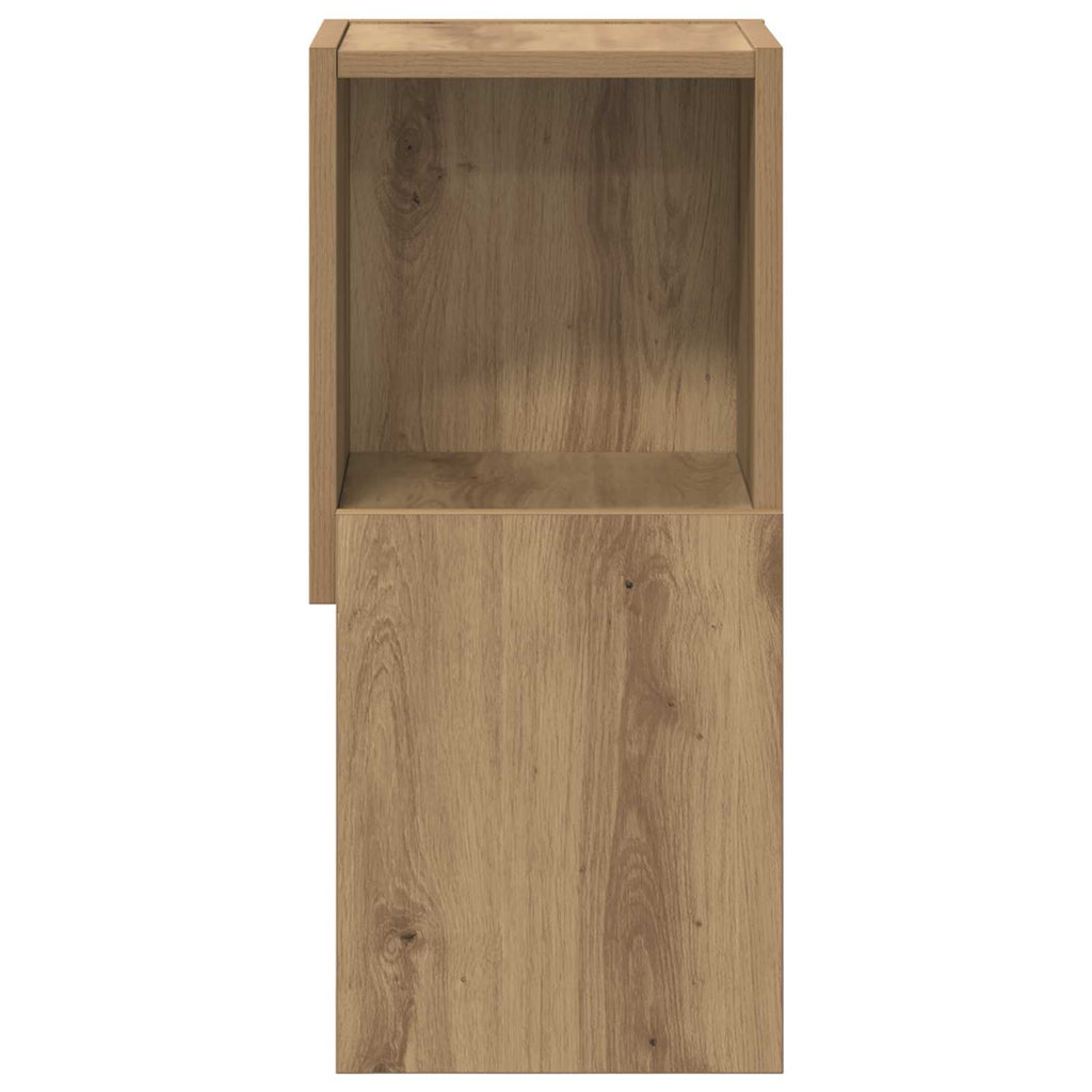 vidaXL Szafka narożna Dąb rzemieślniczy 25,5x25x55cm