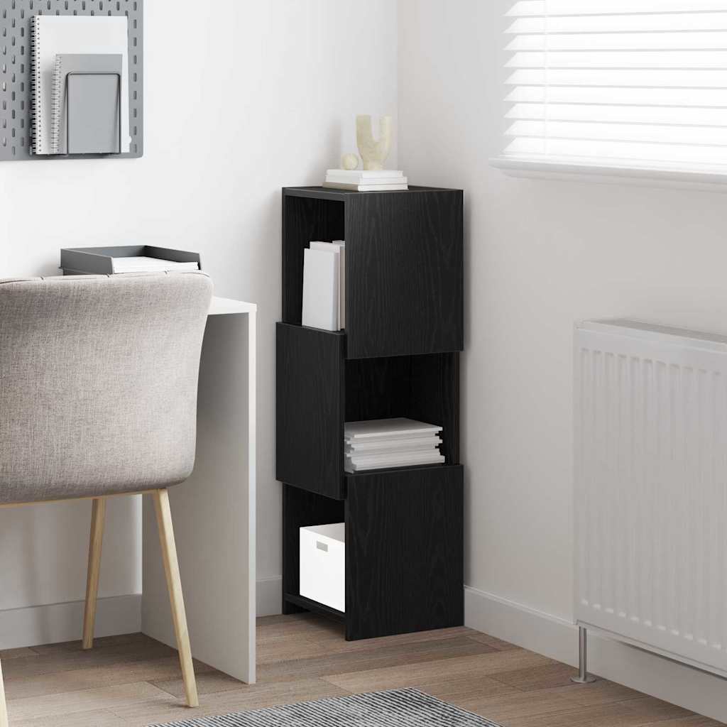 vidaXL Szafka narożna Czarny Dąb 30,5x30x95cm Materiał drewnopochodny