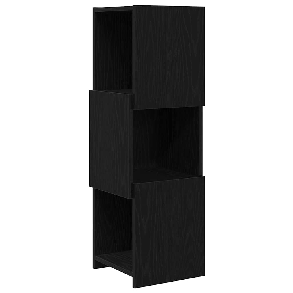 vidaXL Szafka narożna Czarny Dąb 30,5x30x95cm Materiał drewnopochodny