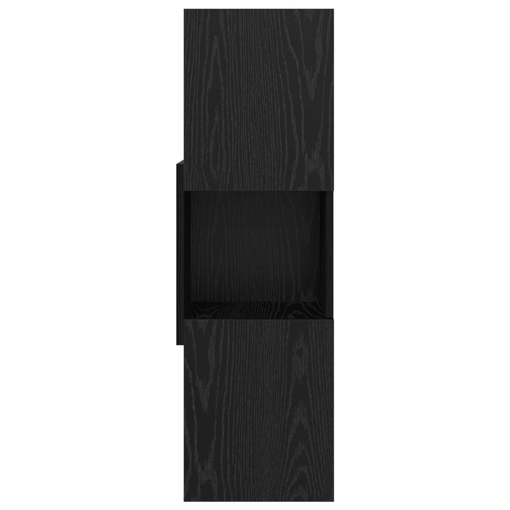 vidaXL Szafka narożna Czarny Dąb 30,5x30x95cm Materiał drewnopochodny