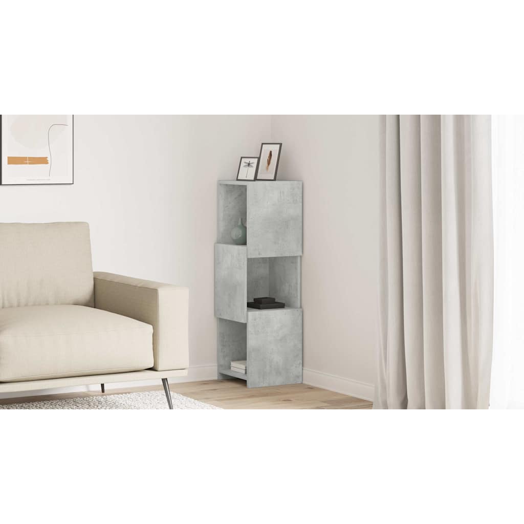 vidaXL Szafka narożna 30,5x30x95cm Drewno inżynieryjne Betonowy szary