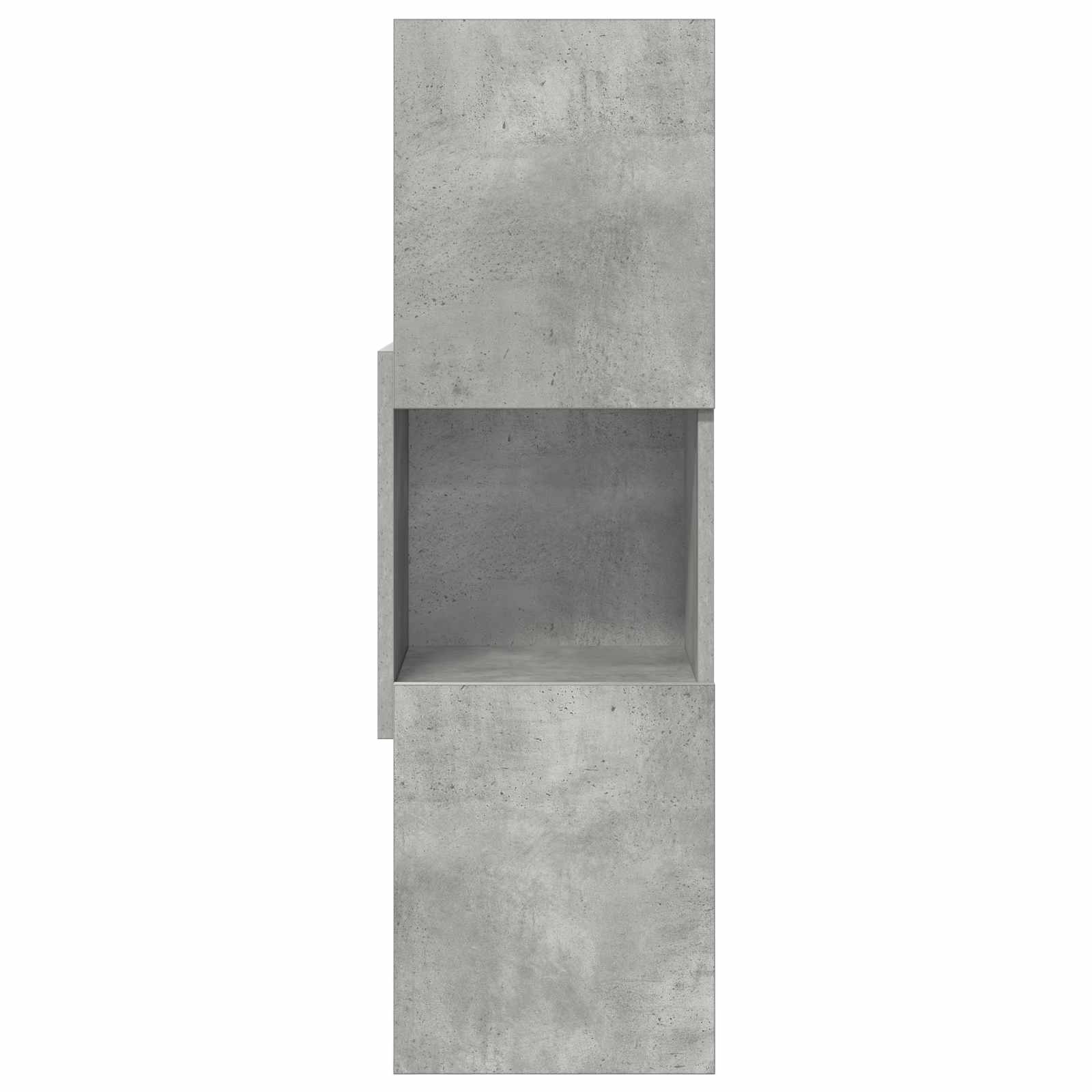 vidaXL Szafka narożna Betonowy szary 30,5x30x95cm