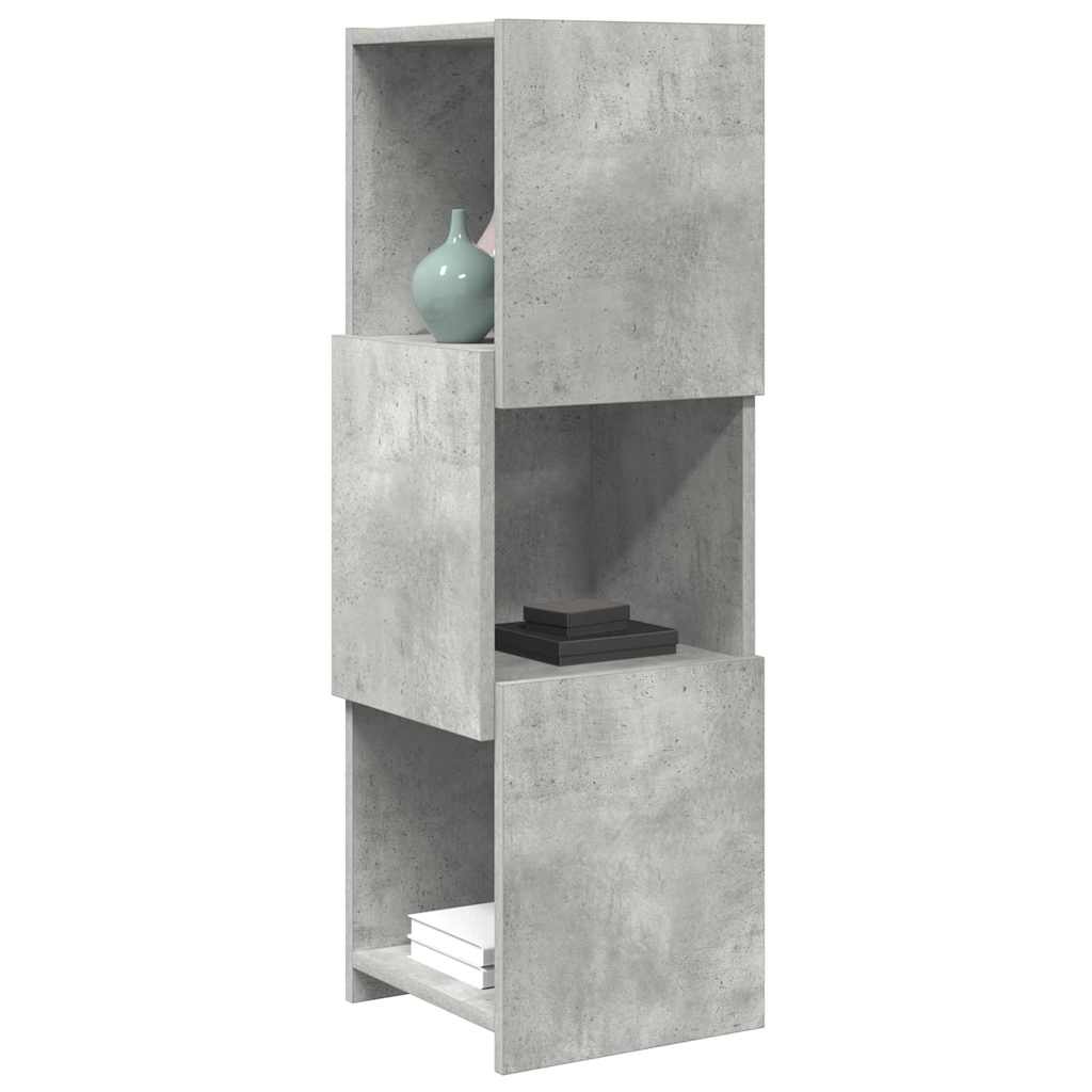 vidaXL Szafka narożna Betonowy szary 30,5x30x95cm