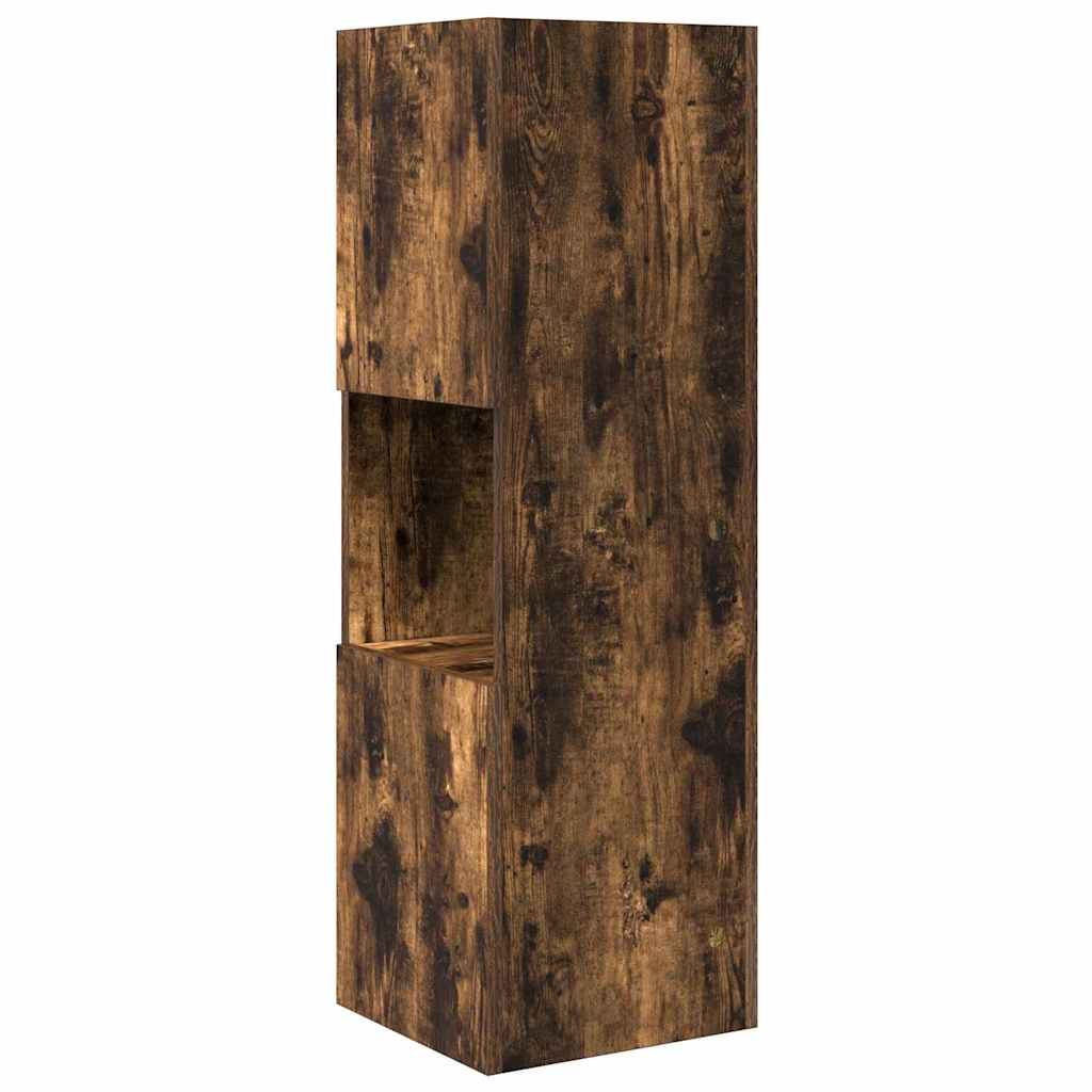 vidaXL Szafka narożna Dąb wędzony 30,5x30x95cm Materiał drewnopochodny