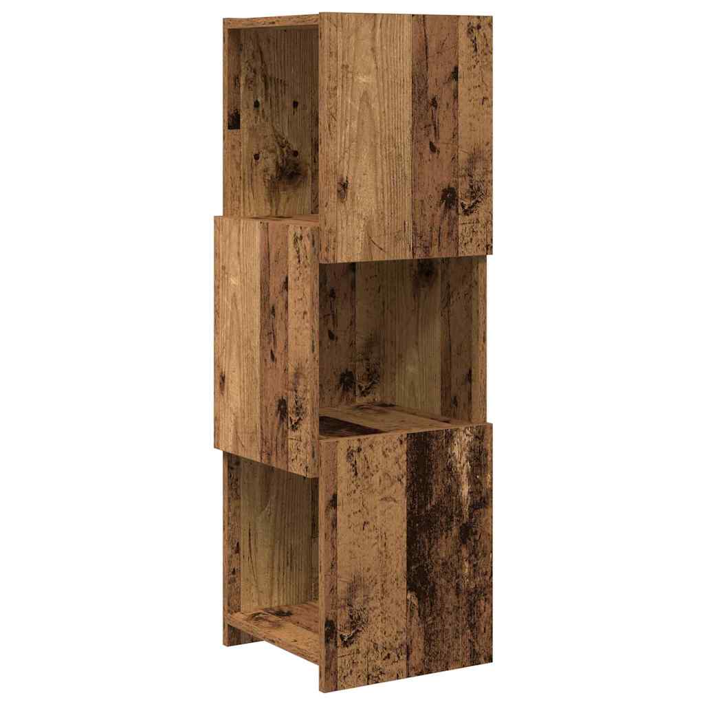 vidaXL Szafka narożna 30,5x30x95cm Drewno inżynieryjne Stare drewno
