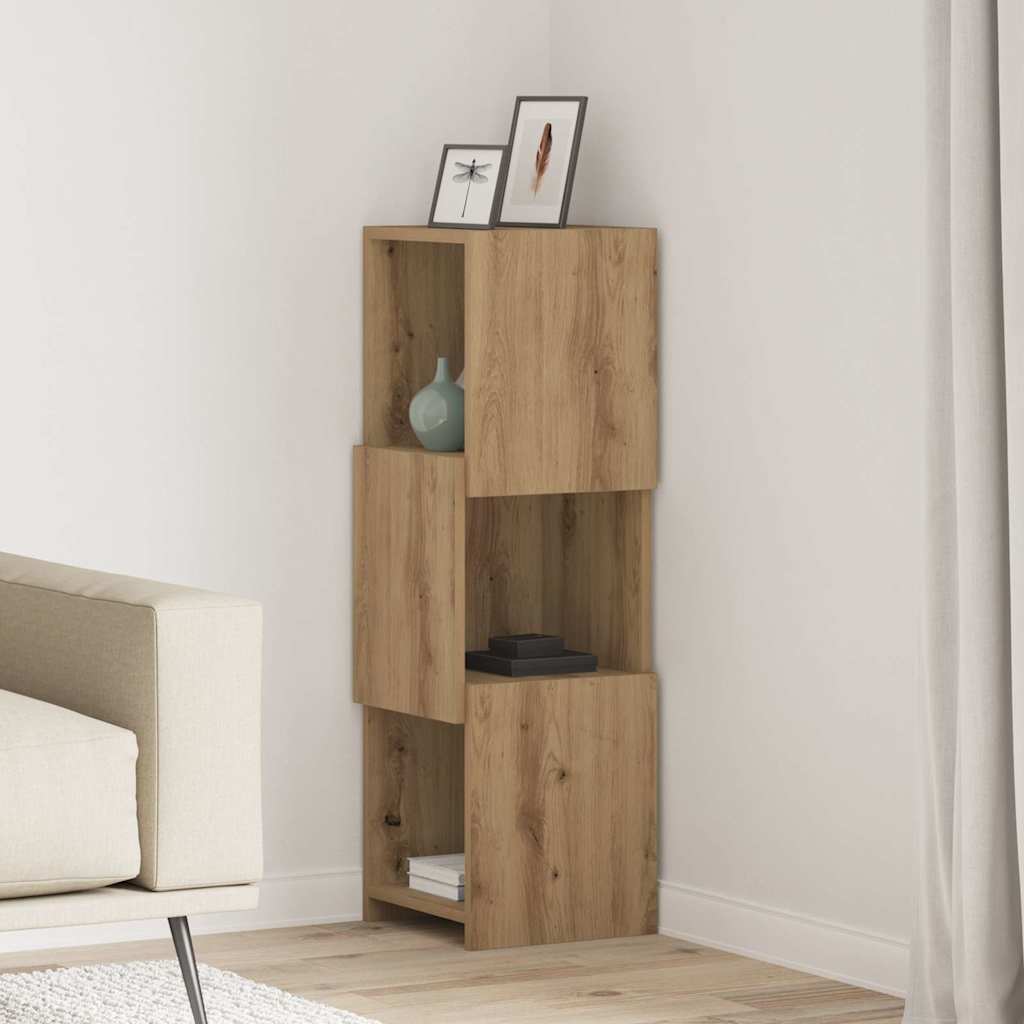 vidaXL Szafka narożna Dąb rzemieślniczy 30,5x30x95cm