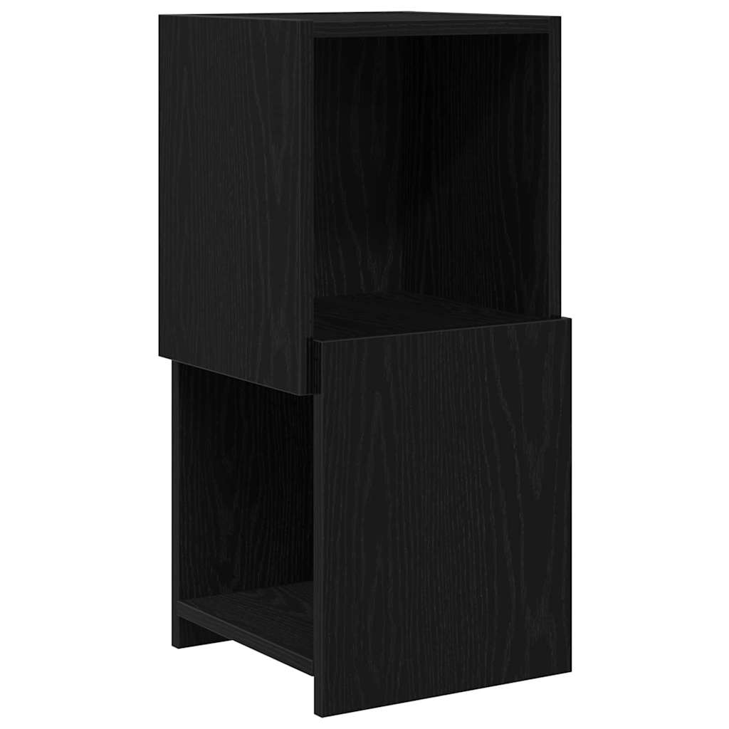vidaXL Szafka narożna Czarny Dąb 30,5x30x65cm Materiał drewnopochodny