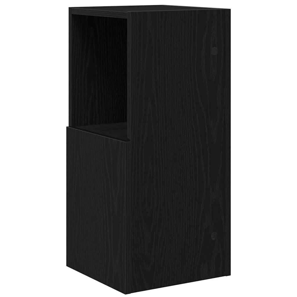 vidaXL Szafka narożna Czarny Dąb 30,5x30x65cm Materiał drewnopochodny