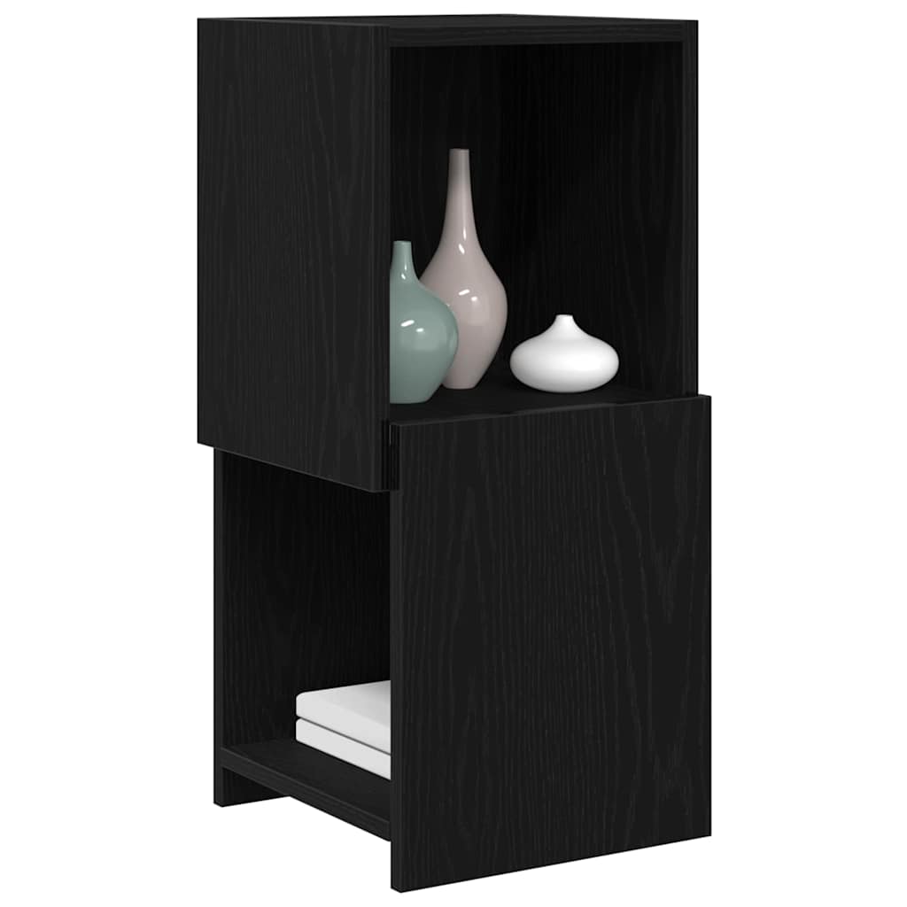 vidaXL Szafka narożna Czarny Dąb 30,5x30x65cm Materiał drewnopochodny