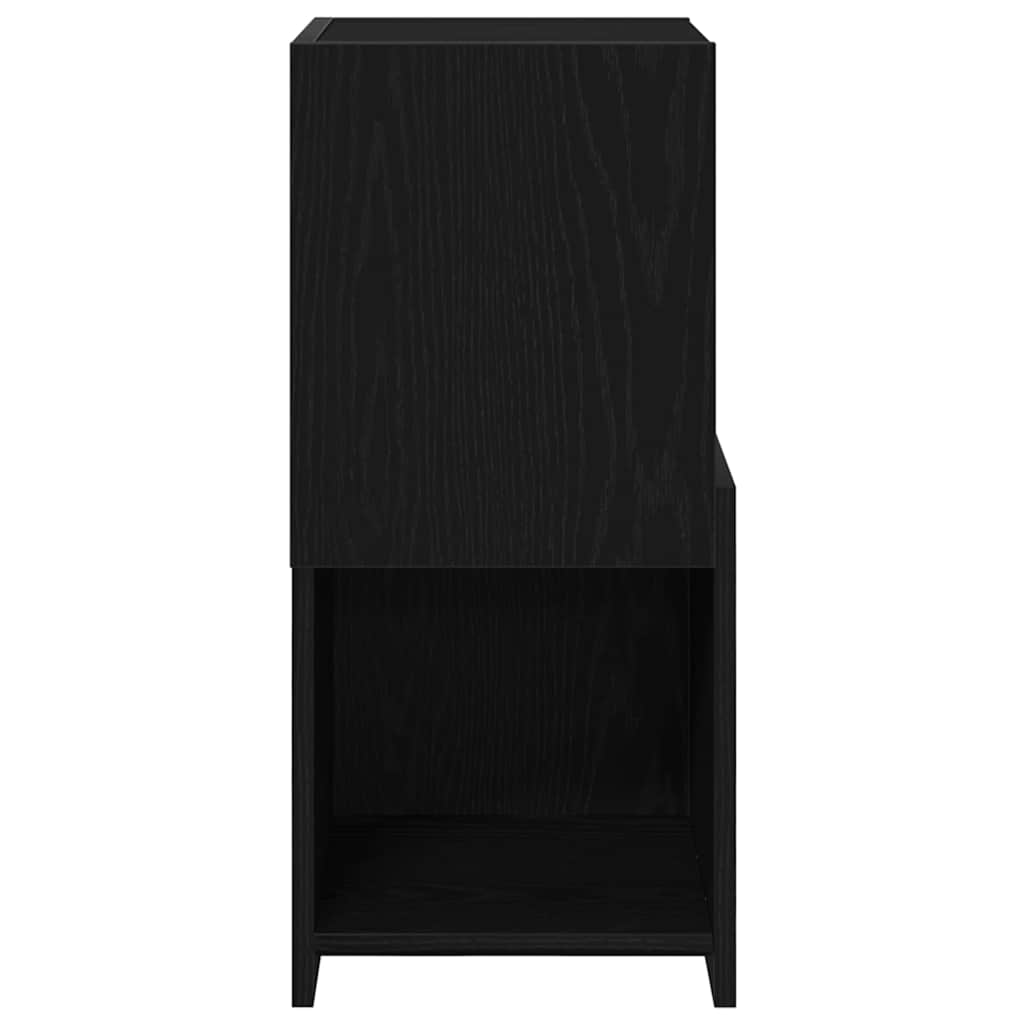 vidaXL Szafka narożna Czarny Dąb 30,5x30x65cm Materiał drewnopochodny
