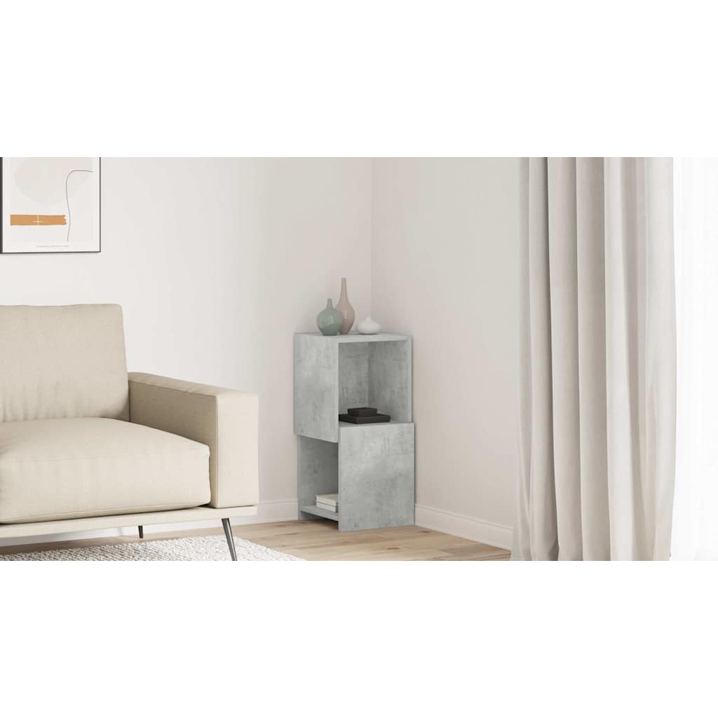 vidaXL Szafka narożna 30,5x30x65cm Drewno inżynieryjne Betonowy szary