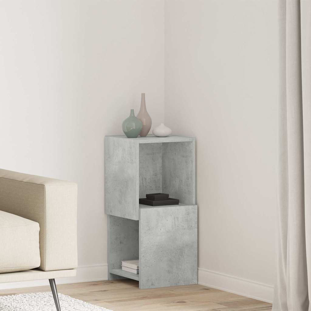 vidaXL Szafka narożna Betonowy szary 30,5x30x65cm