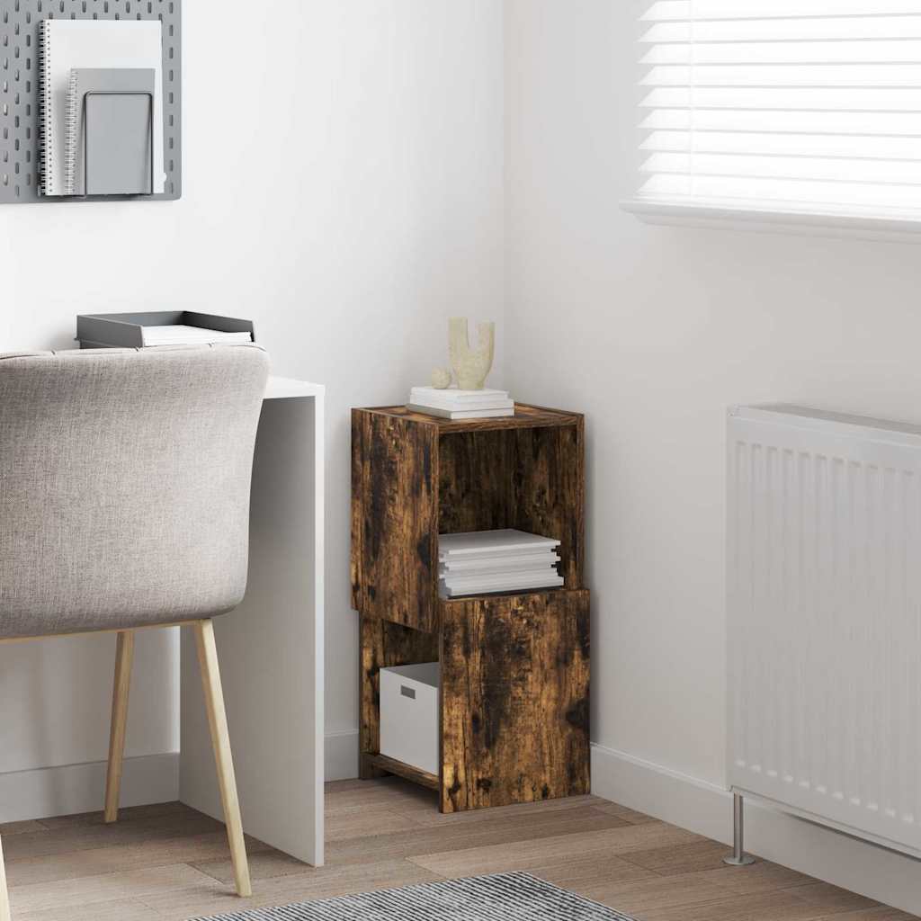 vidaXL Szafka narożna Dąb wędzony 30,5x30x65cm Materiał drewnopochodny