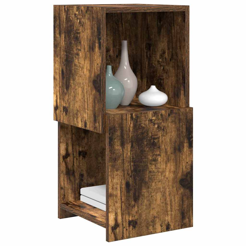 vidaXL Szafka narożna Dąb wędzony 30,5x30x65cm Materiał drewnopochodny