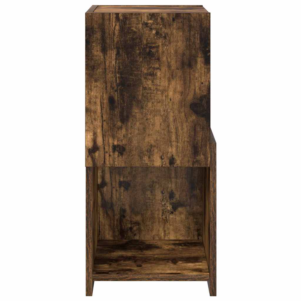 vidaXL Szafka narożna Dąb wędzony 30,5x30x65cm Materiał drewnopochodny