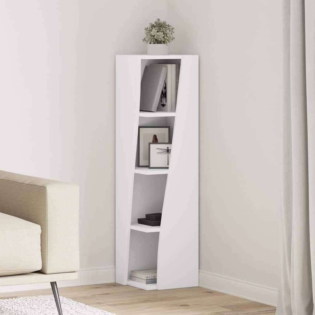 vidaXL Szafka narożna 27,5x27x102cm Materiał drewnopochodny