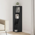 vidaXL Szafka narożna 27,5x27x102cm Drewno inżynieryjne Czarny