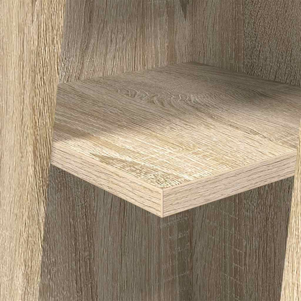 vidaXL Szafka narożna Dąb Sonoma 27,5x27x102cm Materiał drewnopochodny