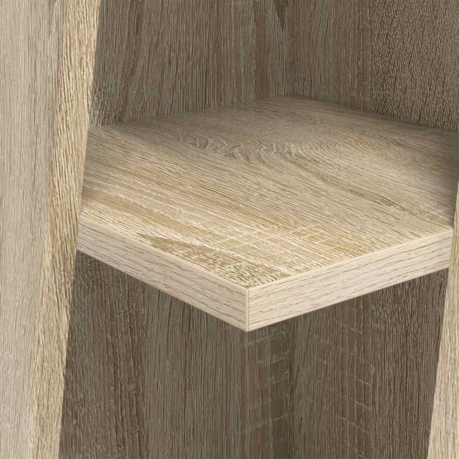 vidaXL Szafka narożna 27,5x27x102cm Drewno inżynieryjne Dąb Sonoma