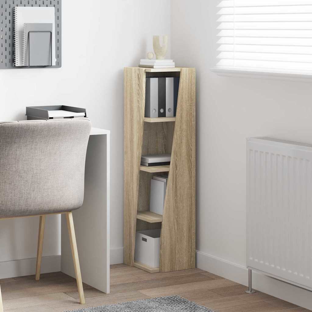 vidaXL Szafka narożna Dąb Sonoma 27,5x27x102cm Materiał drewnopochodny