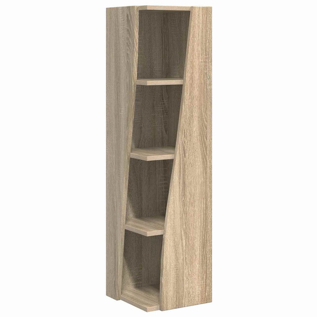 vidaXL Szafka narożna 27,5x27x102cm Drewno inżynieryjne Dąb Sonoma