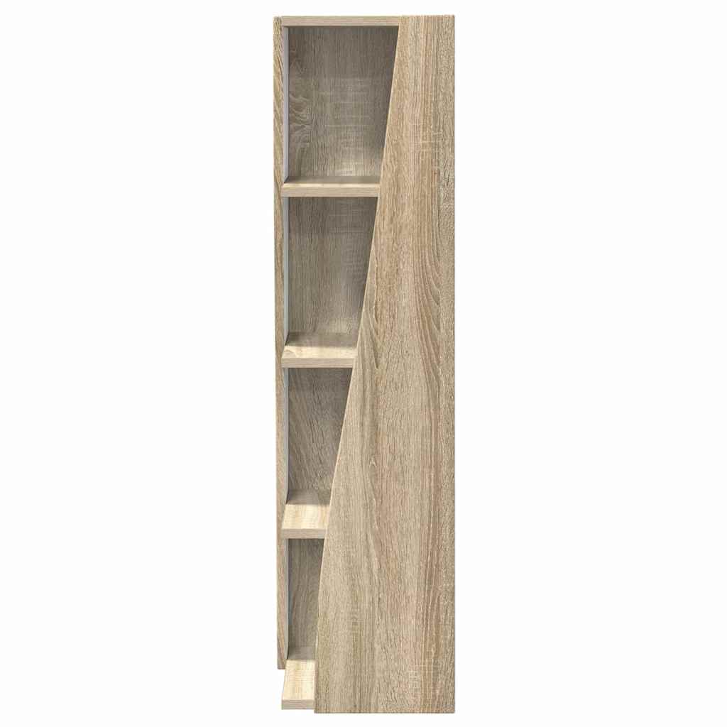 vidaXL Szafka narożna Dąb Sonoma 27,5x27x102cm Materiał drewnopochodny
