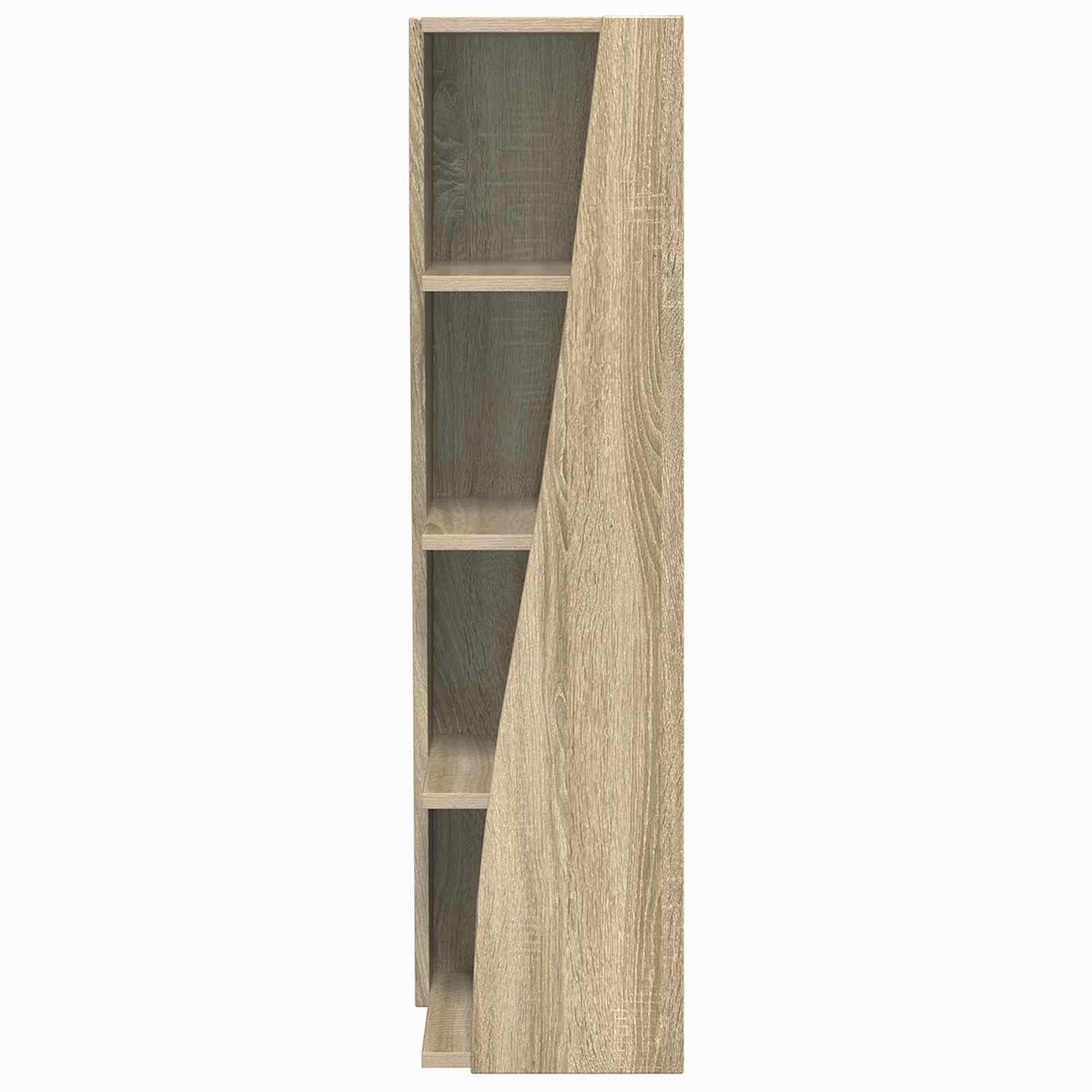 vidaXL Szafka narożna 27,5x27x102cm Drewno inżynieryjne Dąb Sonoma