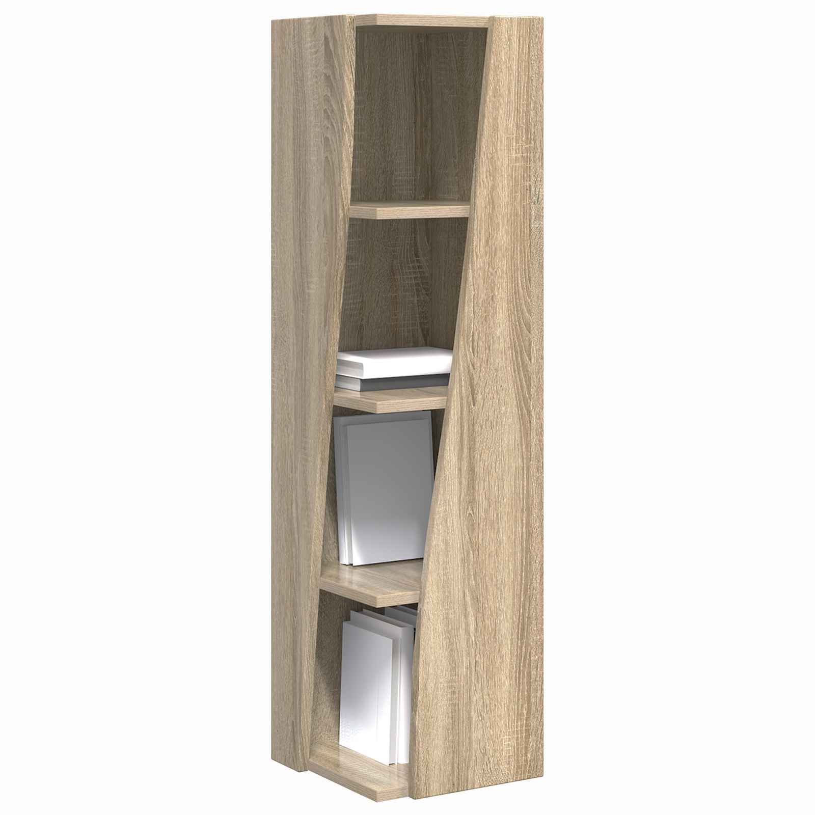 vidaXL Szafka narożna 27,5x27x102cm Drewno inżynieryjne Dąb Sonoma