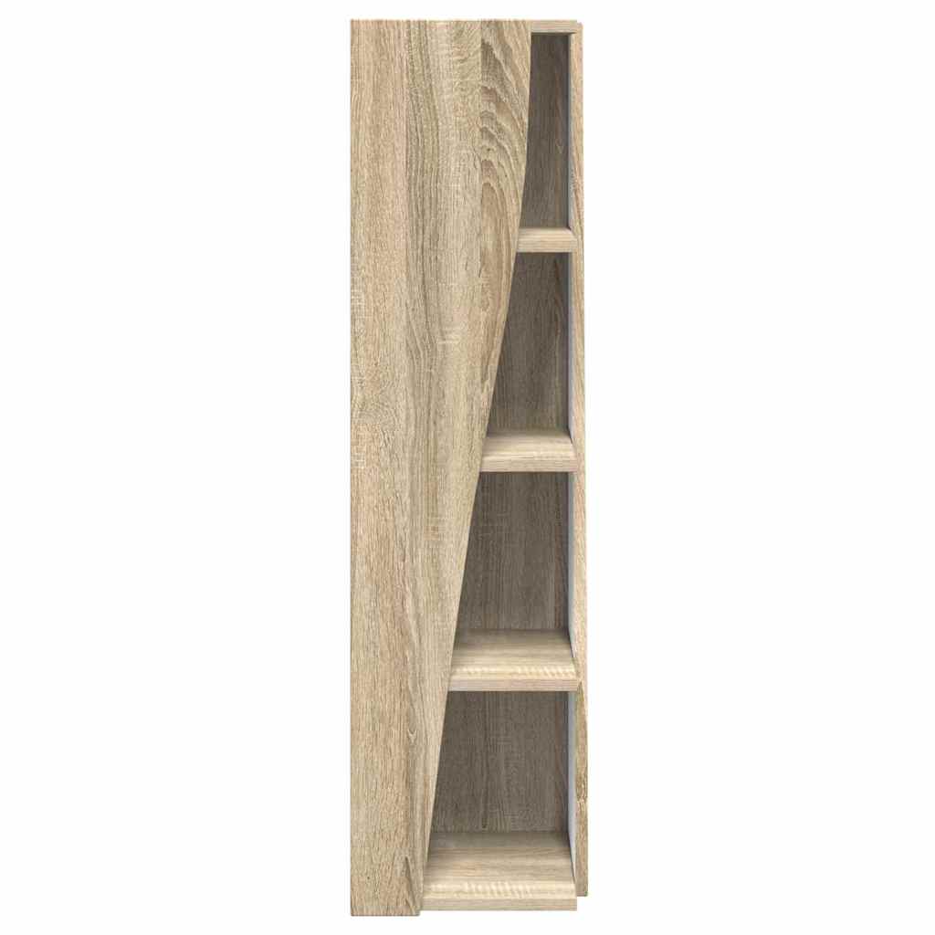 vidaXL Szafka narożna Dąb Sonoma 27,5x27x102cm Materiał drewnopochodny