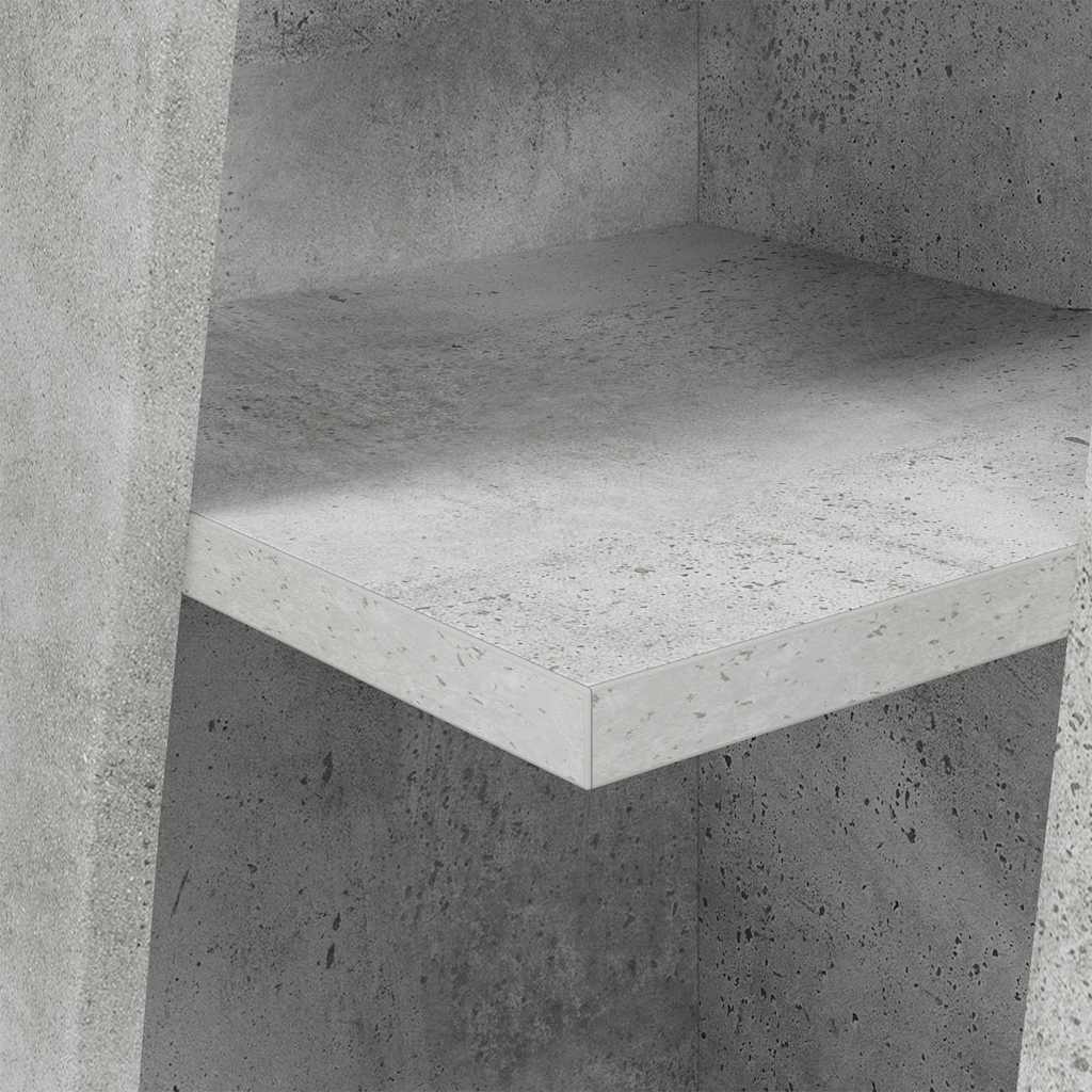 vidaXL Szafka narożna Betonowy szary 27,5x27x102cm