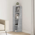 vidaXL Szafka narożna Betonowy szary 27,5x27x102cm