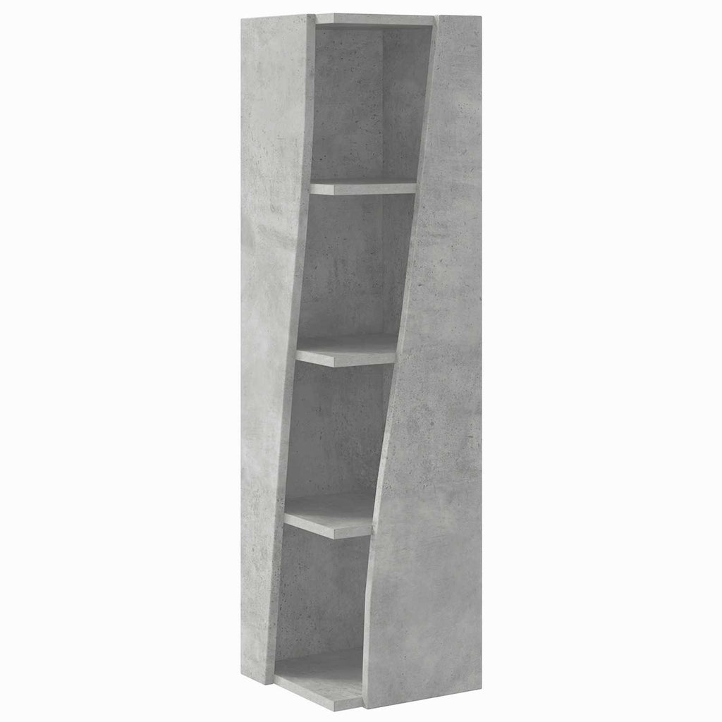 vidaXL Szafka narożna 27,5x27x102cm Drewno inżynieryjne Betonowy szary