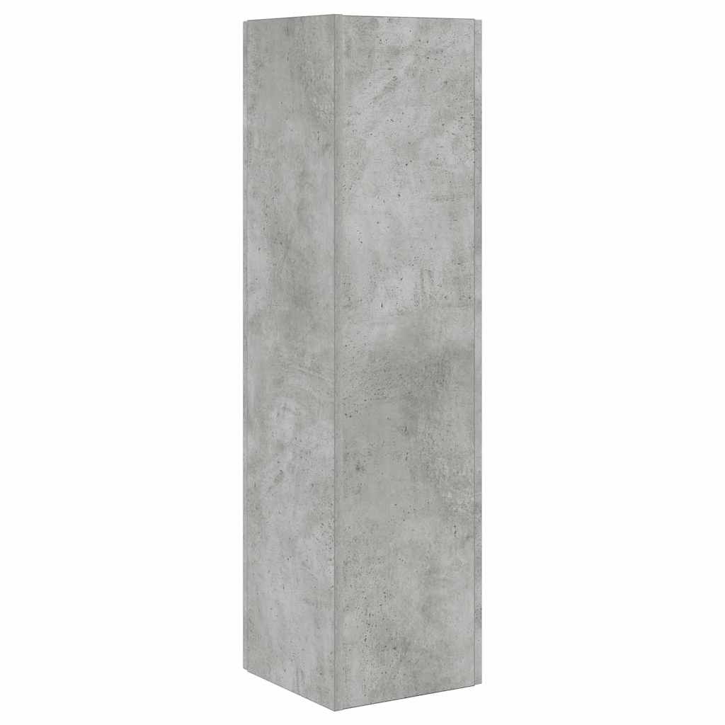 vidaXL Szafka narożna Betonowy szary 27,5x27x102cm