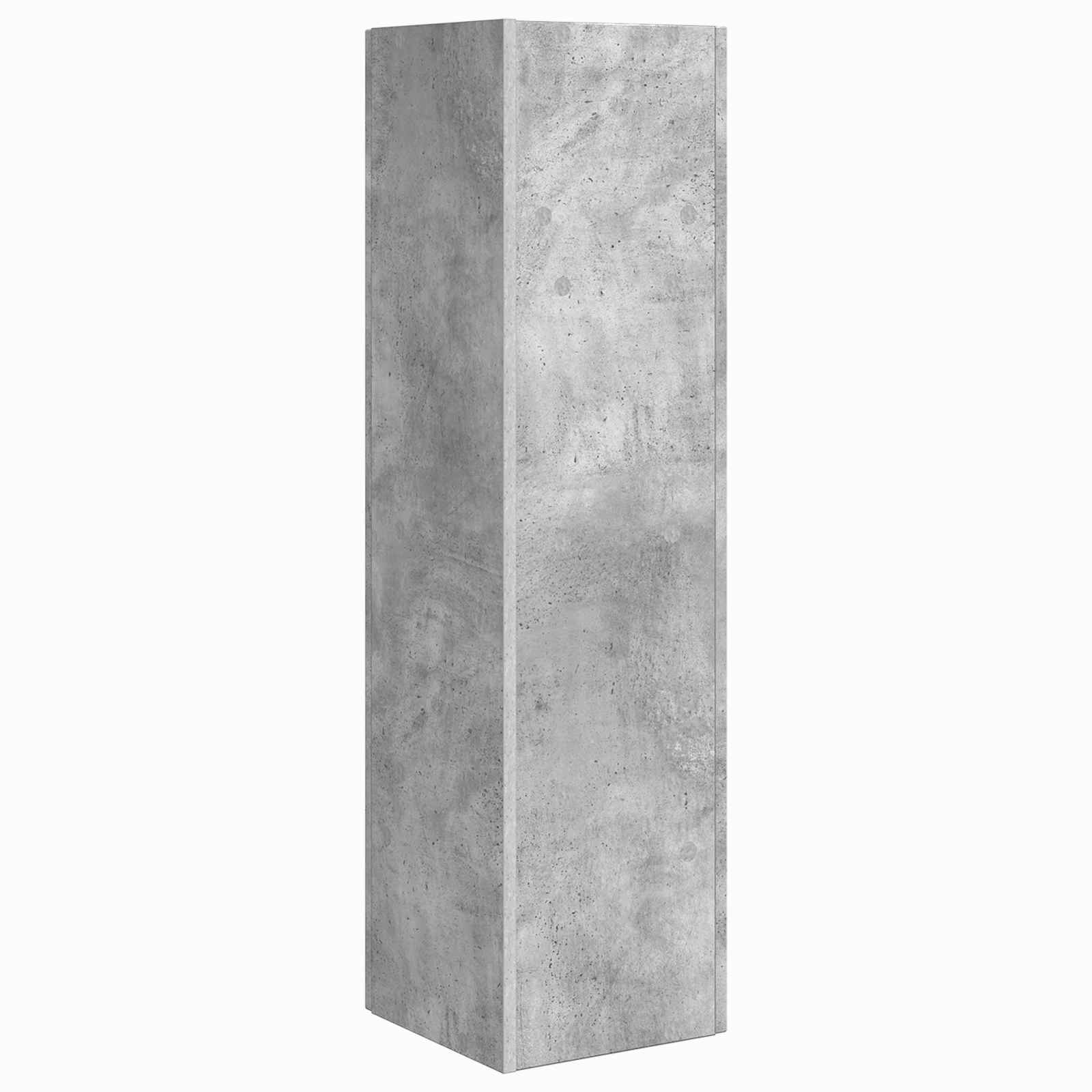 vidaXL Szafka narożna 27,5x27x102cm Drewno inżynieryjne Betonowy szary