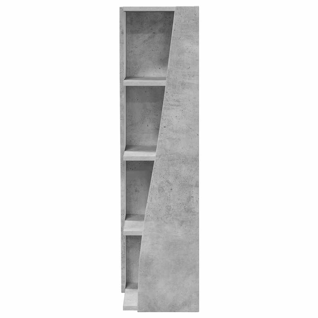 vidaXL Szafka narożna Betonowy szary 27,5x27x102cm