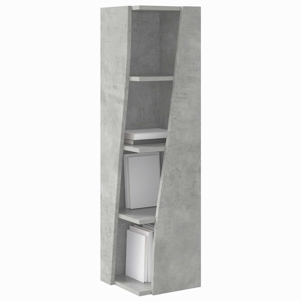 vidaXL Szafka narożna 27,5x27x102cm Drewno inżynieryjne Betonowy szary