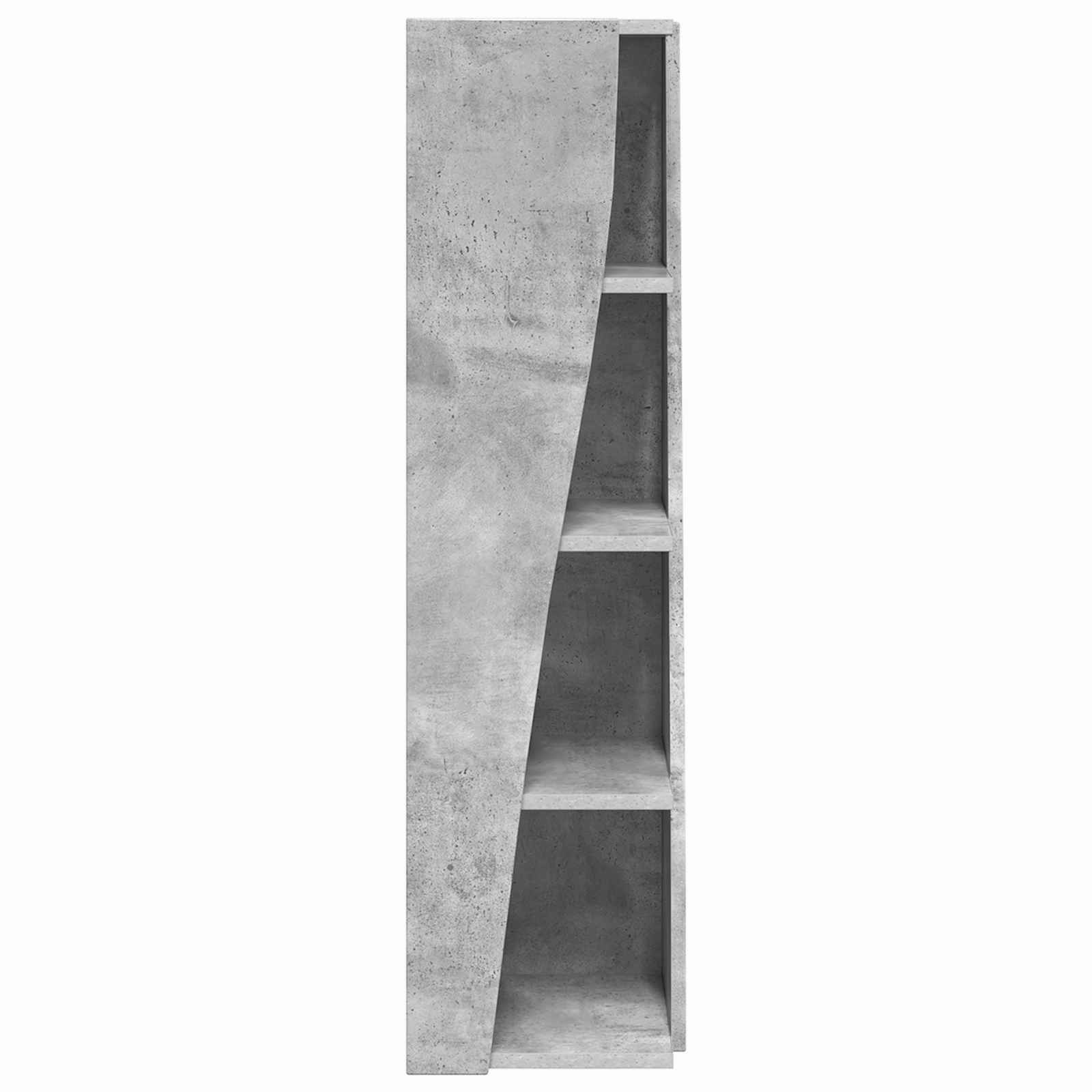 vidaXL Szafka narożna 27,5x27x102cm Drewno inżynieryjne Betonowy szary