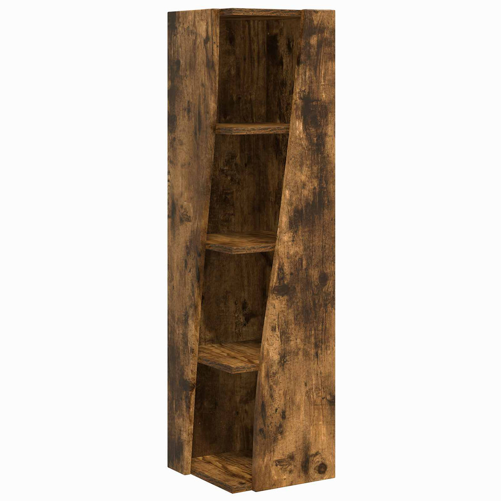 vidaXL Szafka narożna Dąb wędzony 27,5x27x102cm