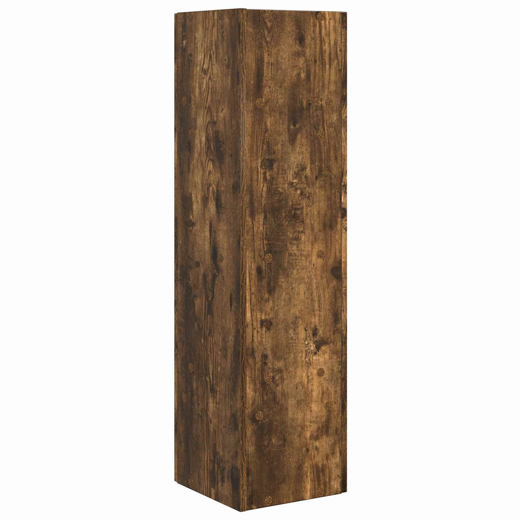 vidaXL Szafka narożna Dąb wędzony 27,5x27x102cm
