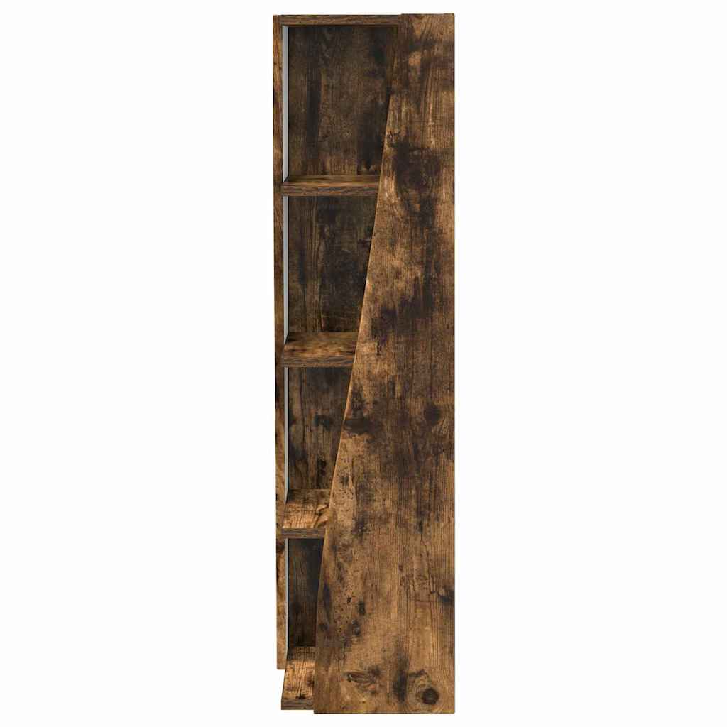 vidaXL Szafka narożna Dąb wędzony 27,5x27x102cm