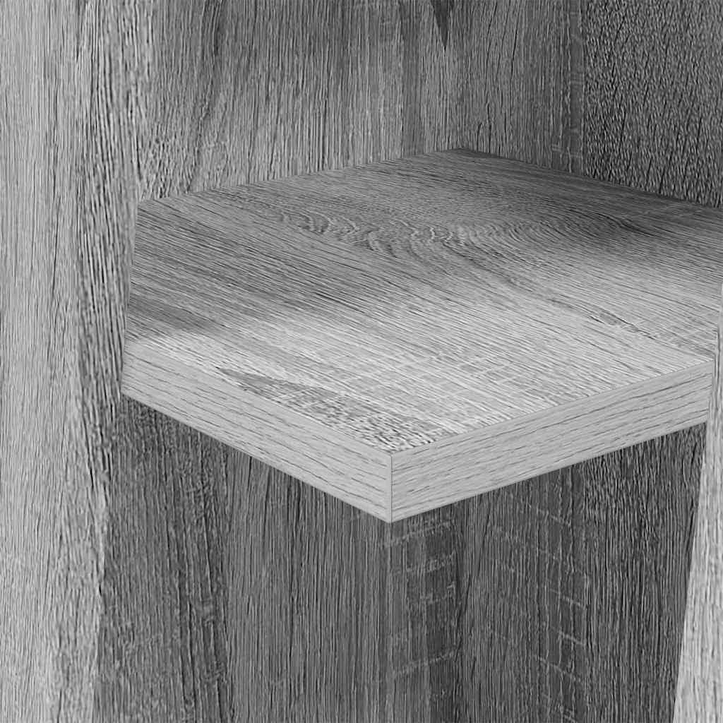 vidaXL Szafka narożna Szary Sonoma 27,5x27x102cm