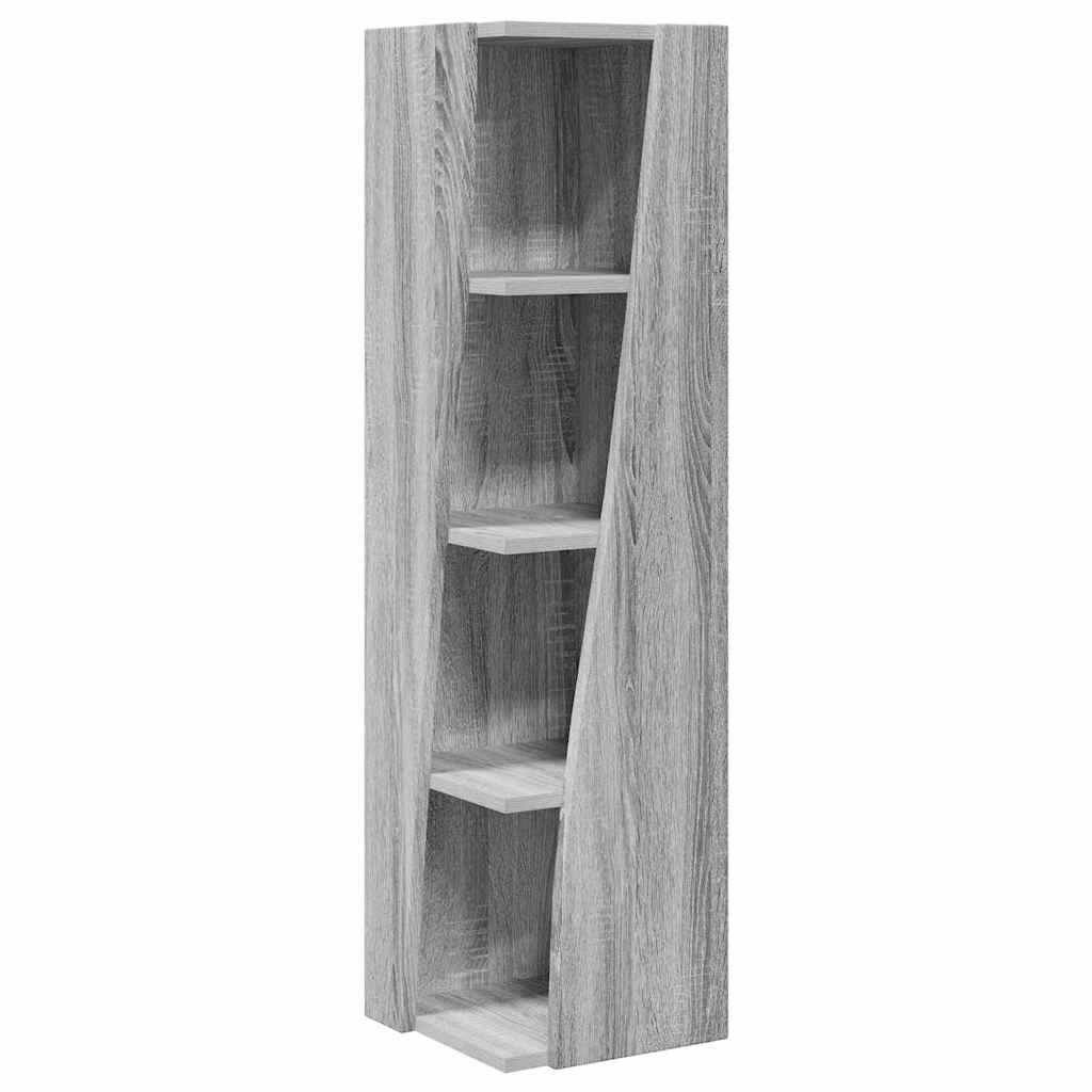 vidaXL Szafka narożna Szary Sonoma 27,5x27x102cm