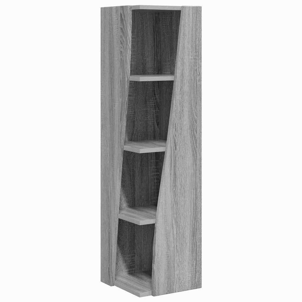 vidaXL Szafka narożna 27,5x27x102cm Drewno inżynieryjne Szary Sonoma