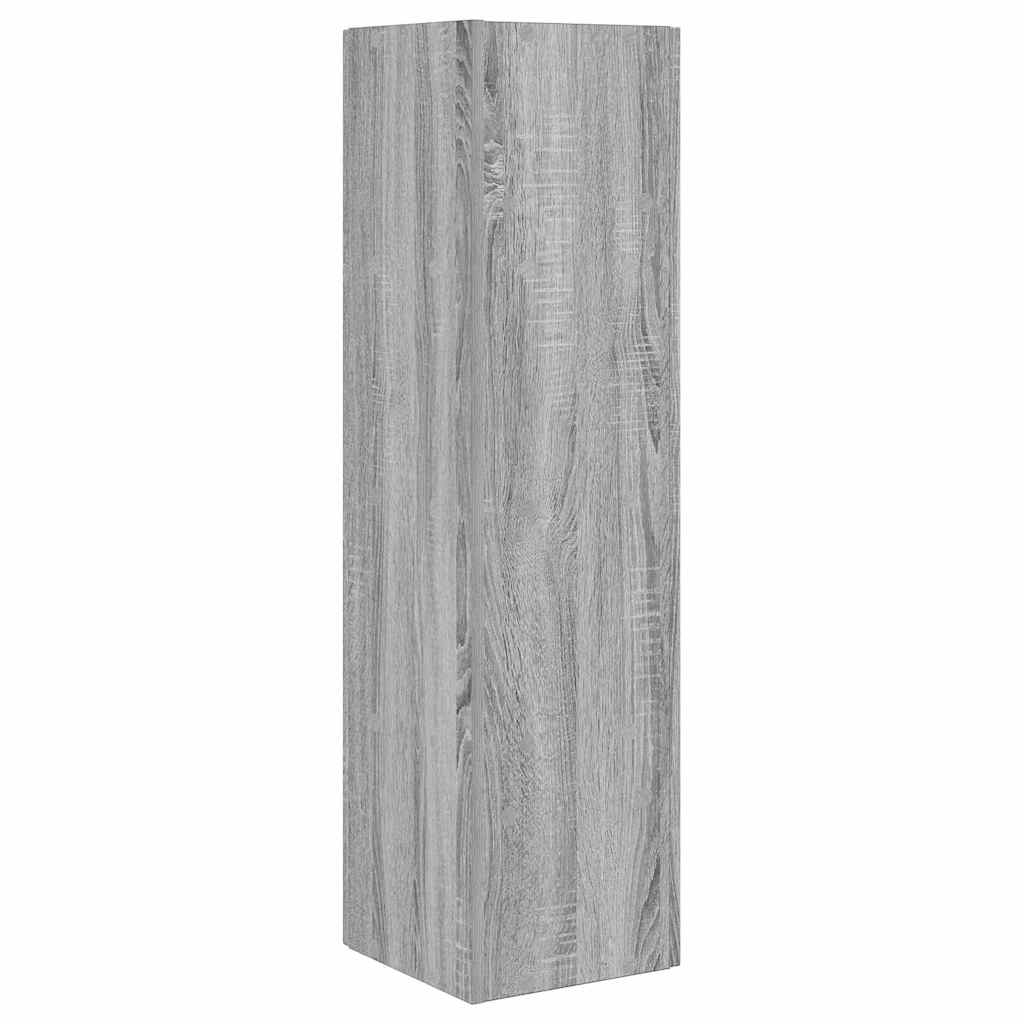 vidaXL Szafka narożna Szary Sonoma 27,5x27x102cm