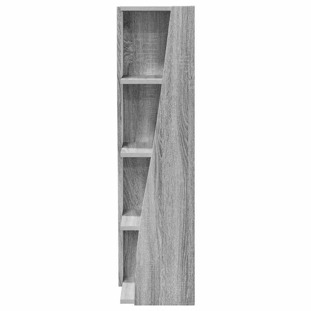 vidaXL Szafka narożna Szary Sonoma 27,5x27x102cm