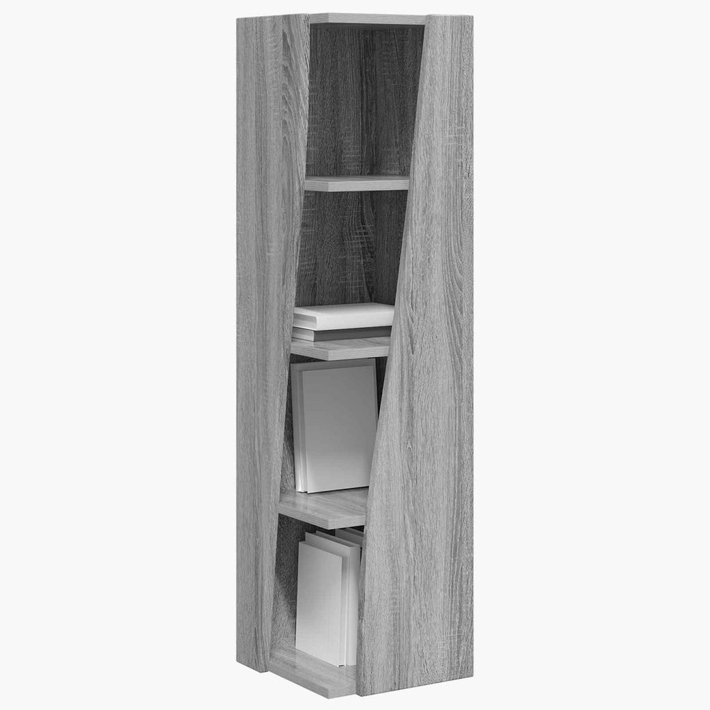 vidaXL Szafka narożna 27,5x27x102cm Drewno inżynieryjne Szary Sonoma