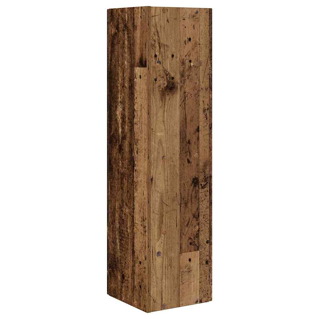 vidaXL Szafka narożna Stare drewno 27,5x27x102cm