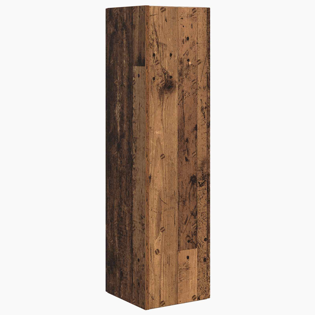 vidaXL Szafka narożna 27,5x27x102cm Drewno inżynieryjne Stare drewno